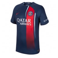 Camisa de Futebol Paris Saint-Germain Manuel Ugarte #4 Equipamento Principal 2023-24 Manga Curta